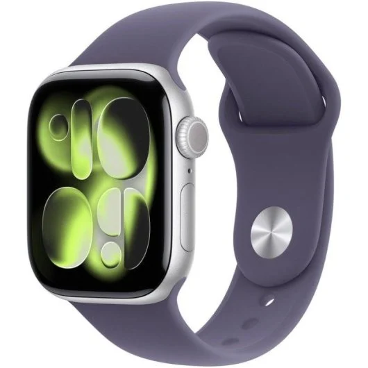 Apple Watch Series 11 46 mm ricondizionato(Cassa Argento ,Cinturino Viola nebbia)